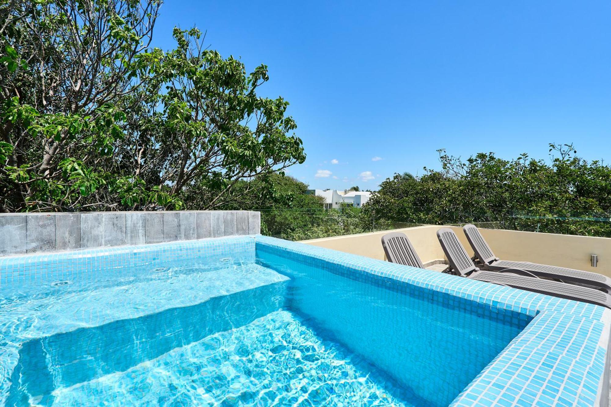 Stunning Mansion 6Br With Artificial Cenote And Private Pool With Ocean View Villa Playa del Carmen Bagian luar foto